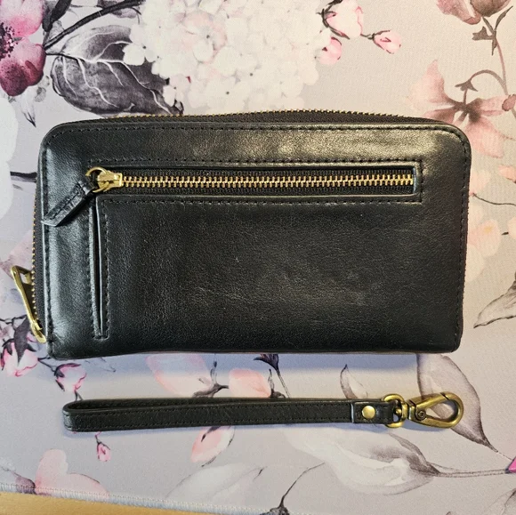 FOSSIL black Leather medium Wallet - Picture 2 of 13